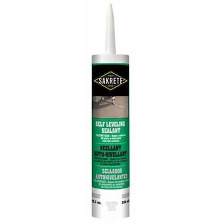 Sakrete Sakrete of North America 236158 10.3 oz Tube Polyurethane Self-Leveling Sealant Caulk 236158